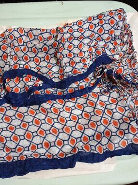 Red White and Blue Vintage Scarf